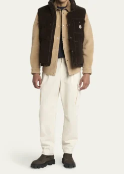 MonclerMen's Agen Full-Zip Corduroy Vest