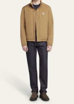 MonclerMen's Archivio Tan Micro Soft Light Padded Epin Jacket