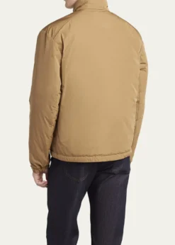 MonclerMen's Archivio Tan Micro Soft Light Padded Epin Jacket