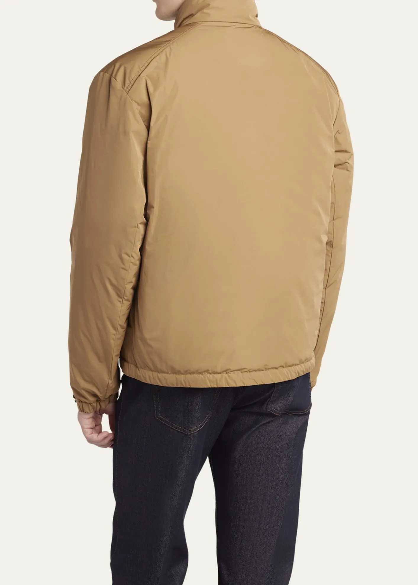 MonclerMen's Archivio Tan Micro Soft Light Padded Epin Jacket