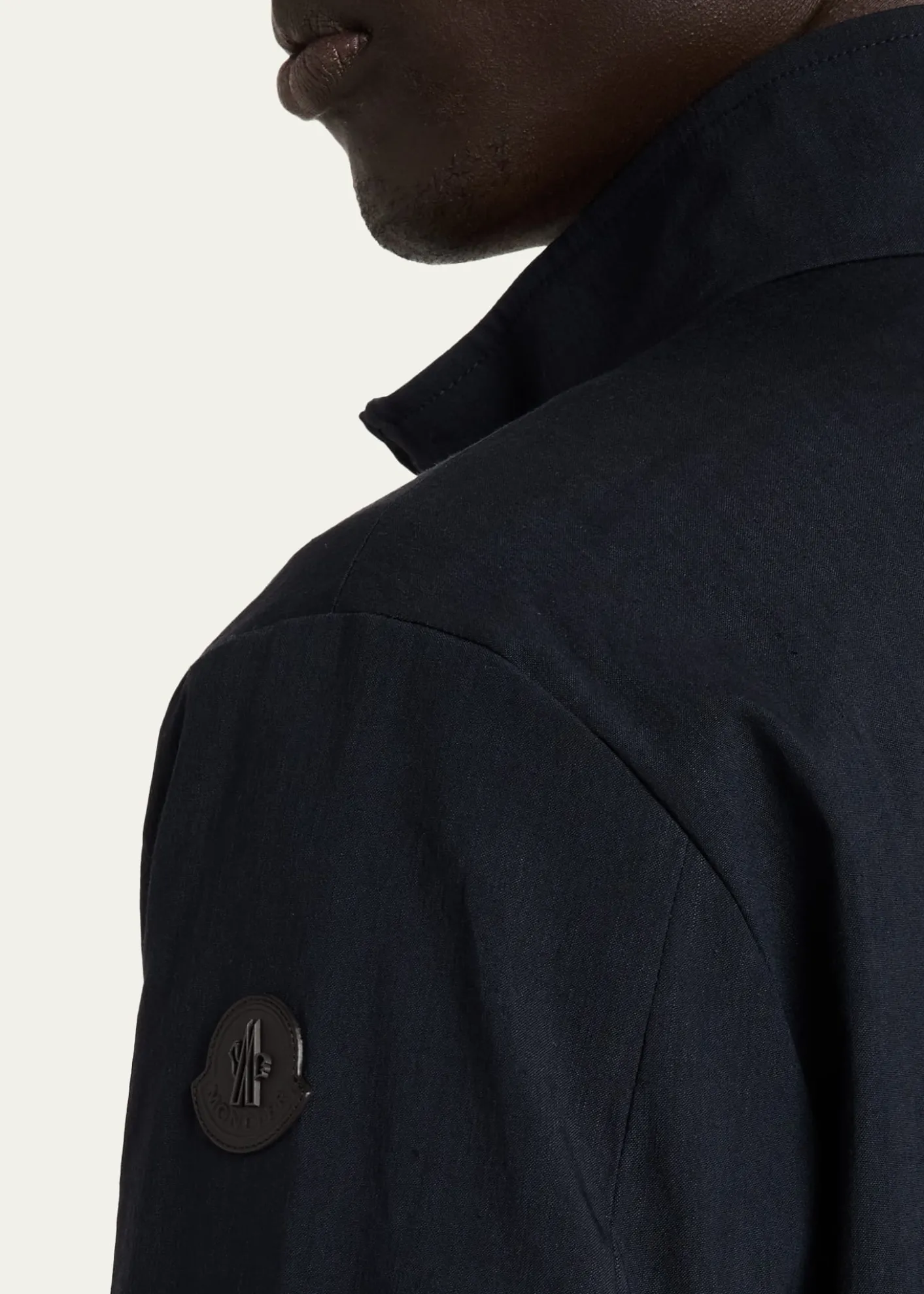 MonclerMen's Bonavent Linen-Blend Wind-Resistant Jacket