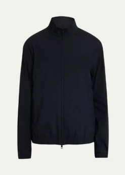 MonclerMen's Bonavent Linen-Blend Wind-Resistant Jacket