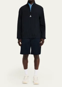 MonclerMen's Bonavent Linen-Blend Wind-Resistant Jacket