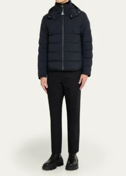 MonclerMen's Cecaud Hooded Short Down Jacket