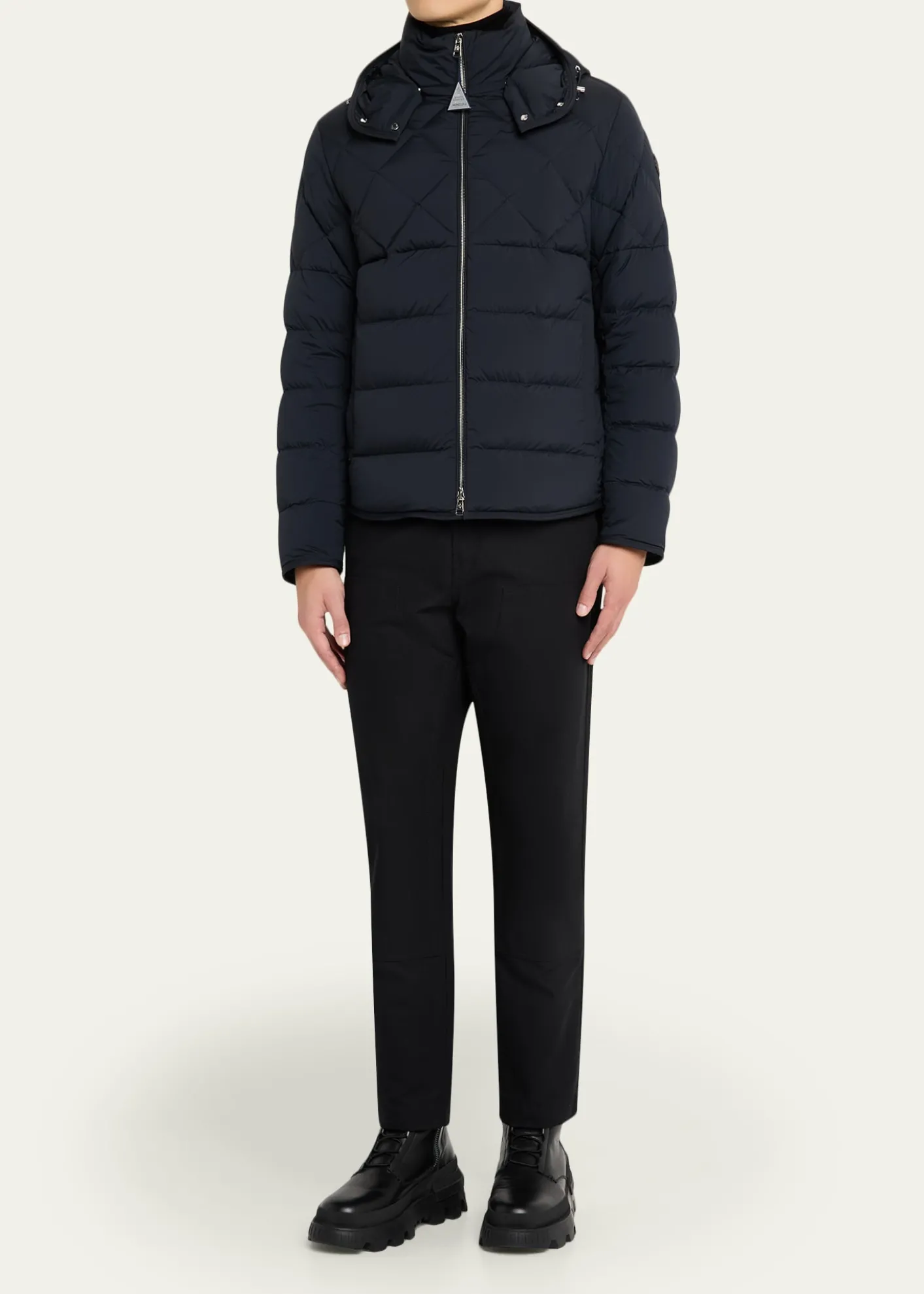 MonclerMen's Cecaud Hooded Short Down Jacket