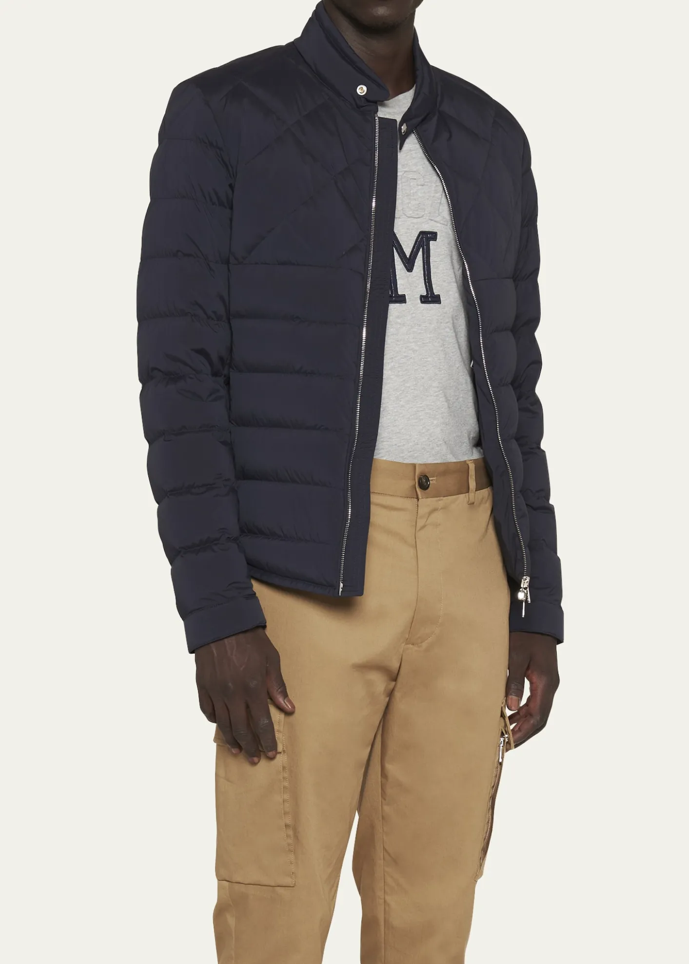 MonclerMen's Choquart Down Biker Jacket