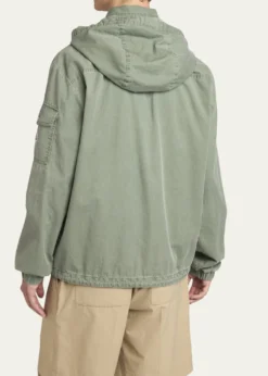 MonclerMen's Cotton Full-Zip Hooded Jacket