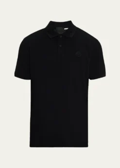 MonclerMen's Cotton Tonal Logo Polo Shirt