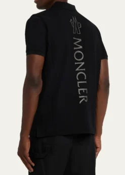 MonclerMen's Cotton Tonal Logo Polo Shirt