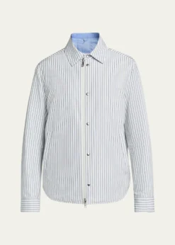 MonclerMen's Crescent Reversible Down Shirt Jacket