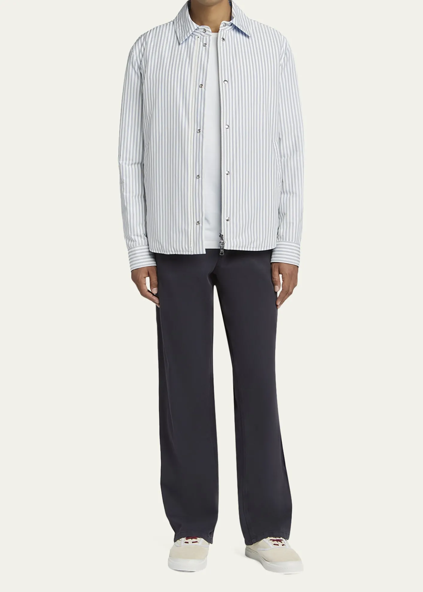MonclerMen's Crescent Reversible Down Shirt Jacket