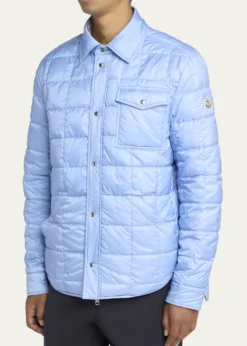 MonclerMen's Crescent Reversible Down Shirt Jacket