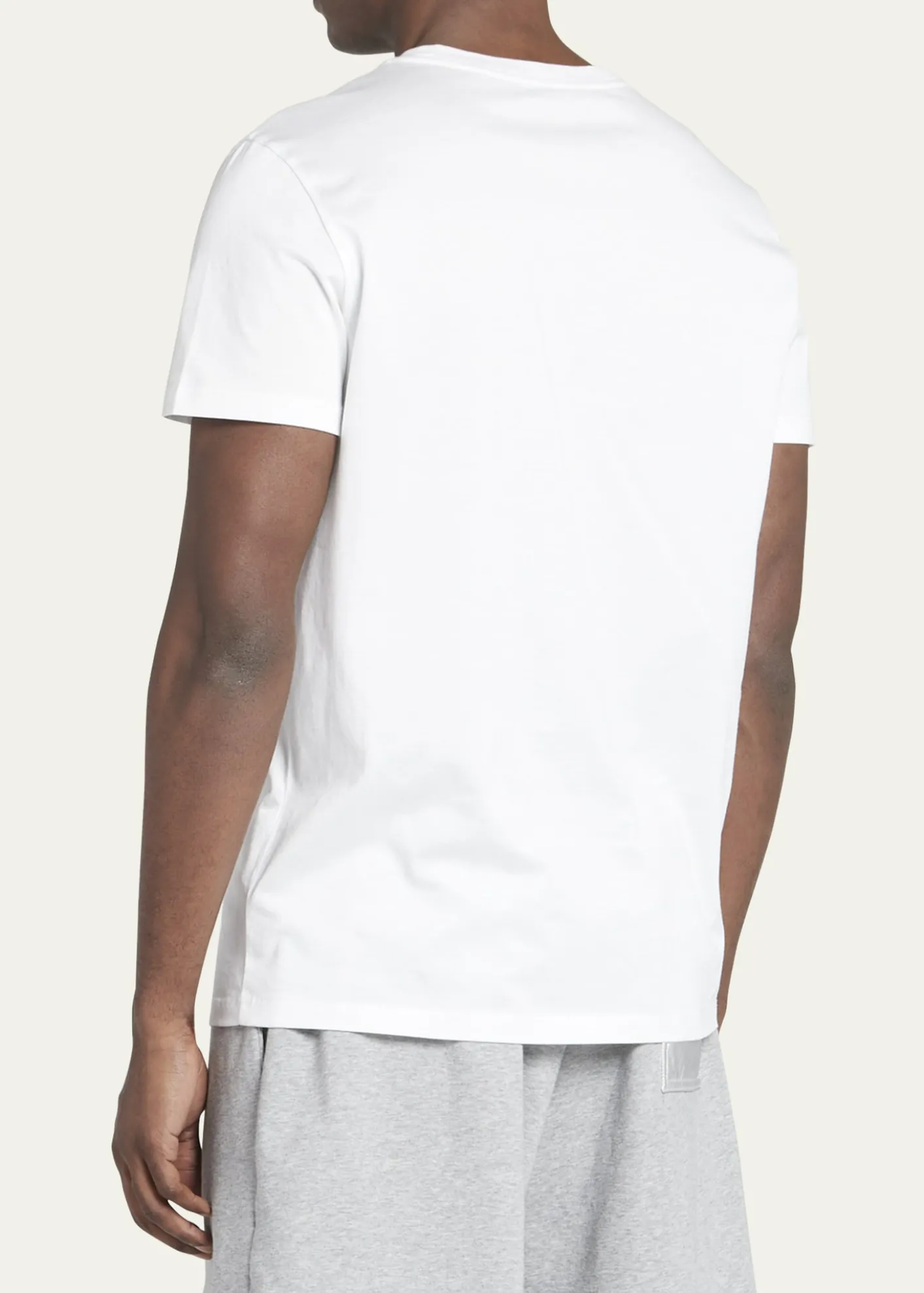 MonclerMen's Double Logo Cotton Jersey T-Shirt