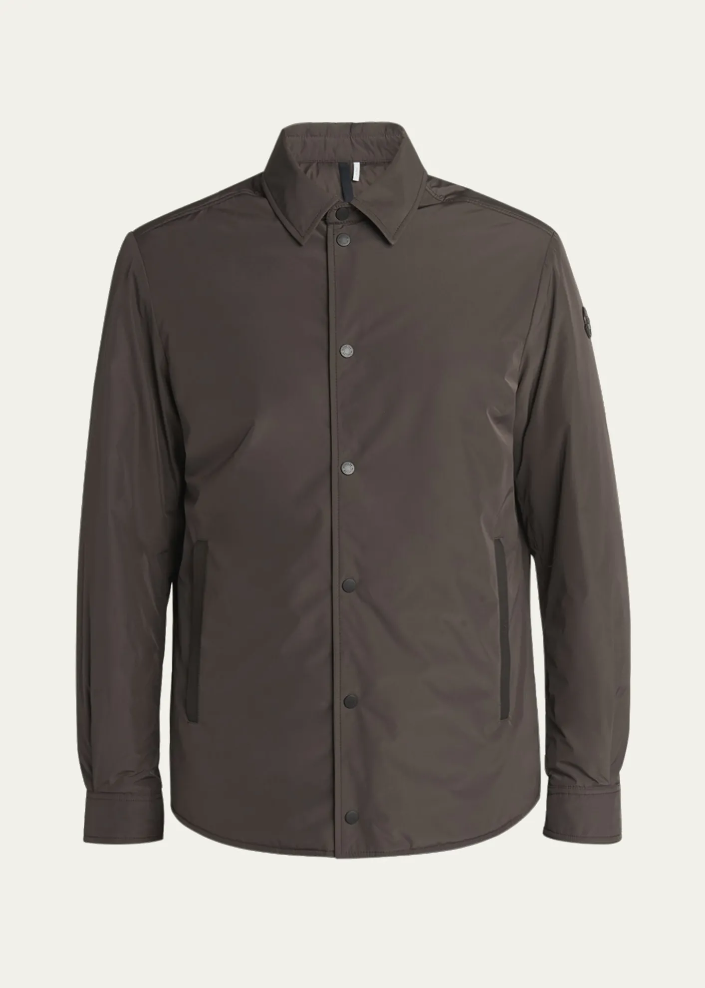 MonclerMen's Edit Dark Brown Gascogne Shirt Jacket