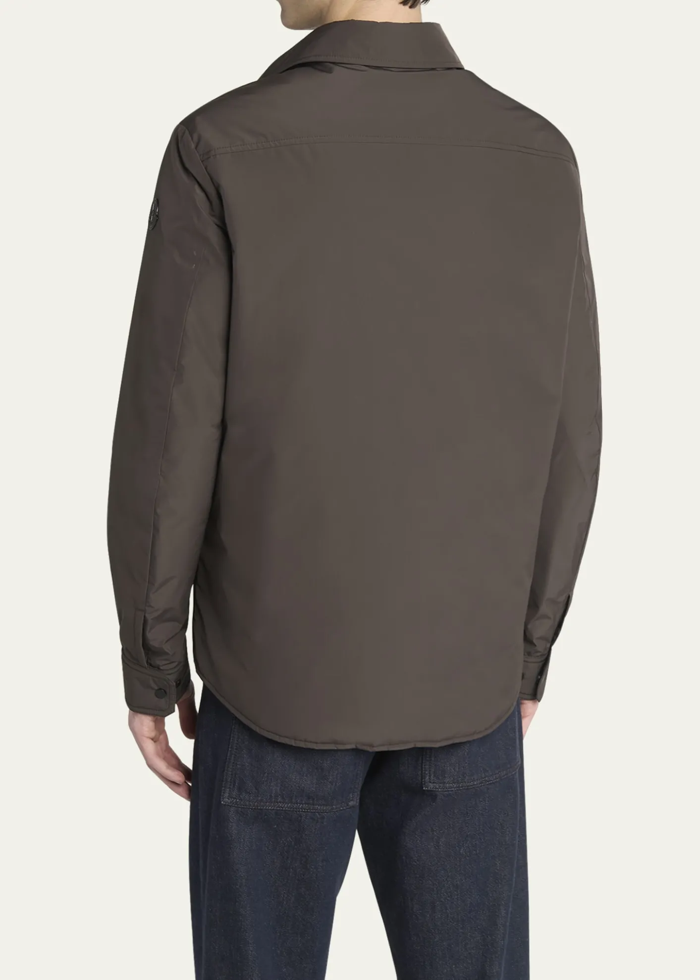 MonclerMen's Edit Dark Brown Gascogne Shirt Jacket