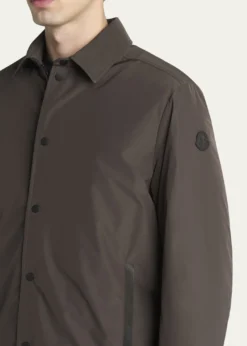 MonclerMen's Edit Dark Brown Gascogne Shirt Jacket