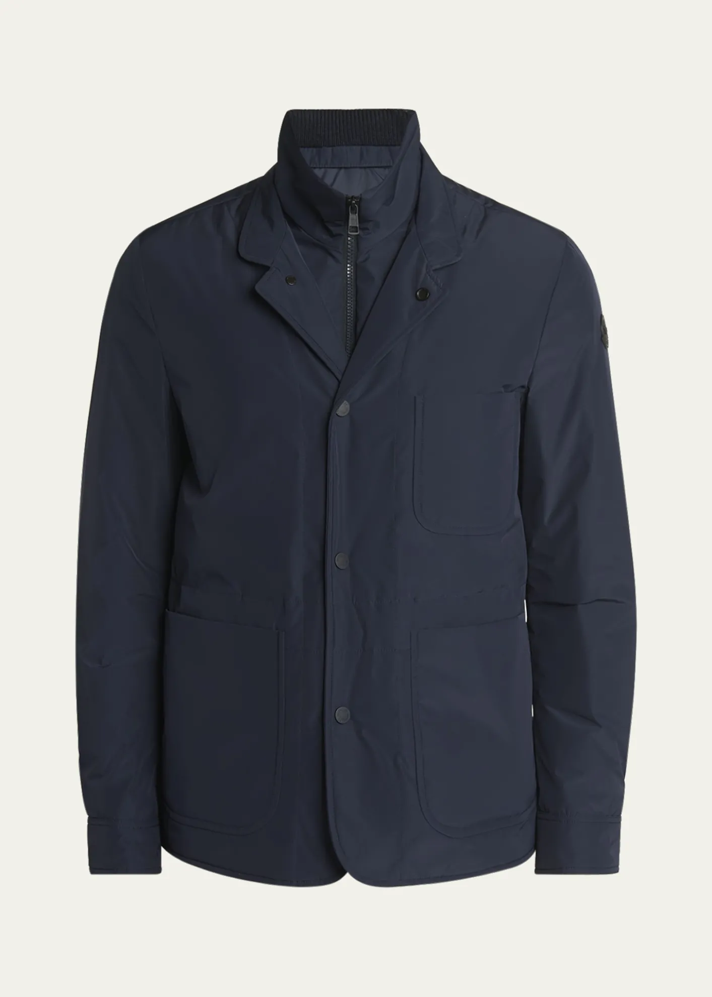 MonclerMen's Edit Navy Brieuc Jacket
