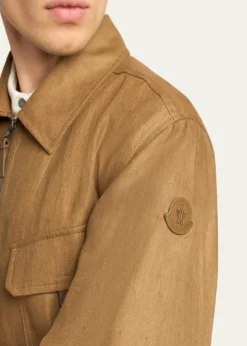 MonclerMen's Flax Short-Sleeve Utility Shirt
