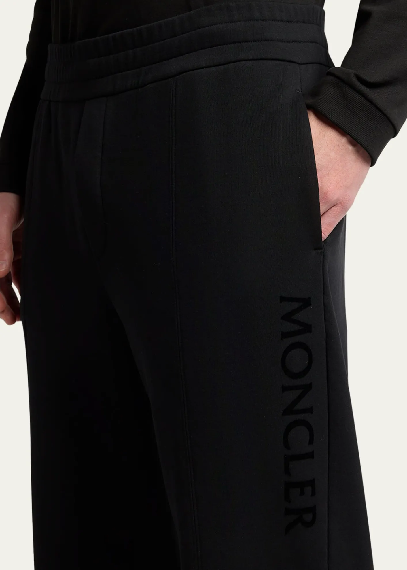 MonclerMen's Fleece Logo Sweatpants