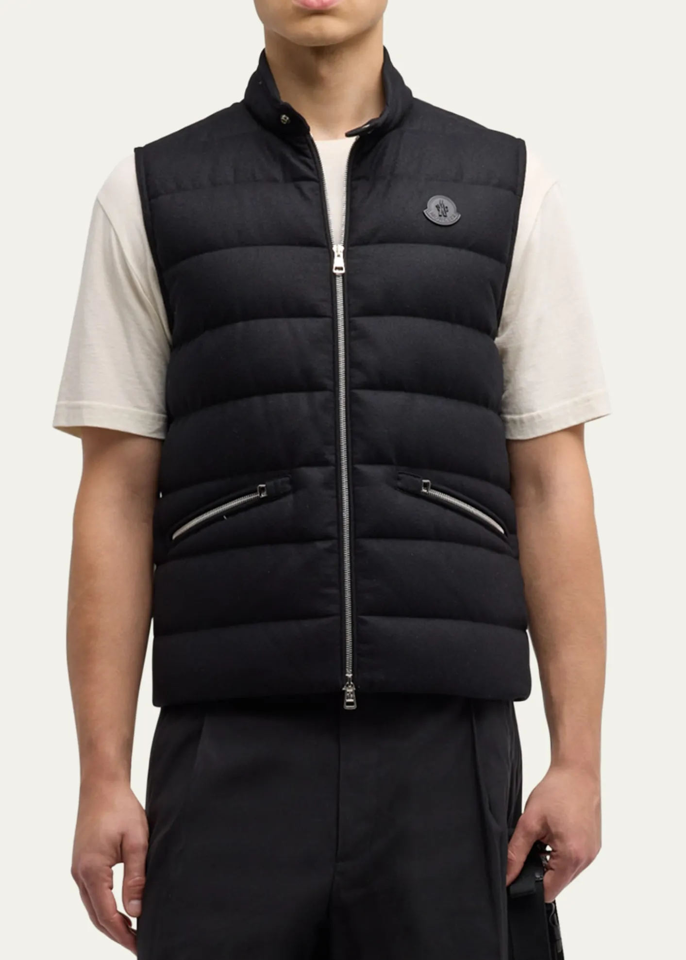 MonclerMen's Gallienne Cashmere-Blend Down Vest