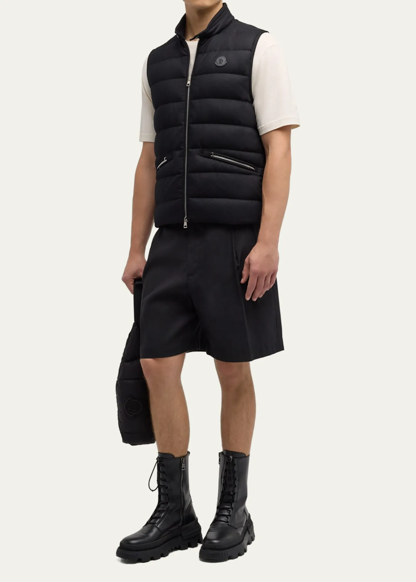 MonclerMen's Gallienne Cashmere-Blend Down Vest