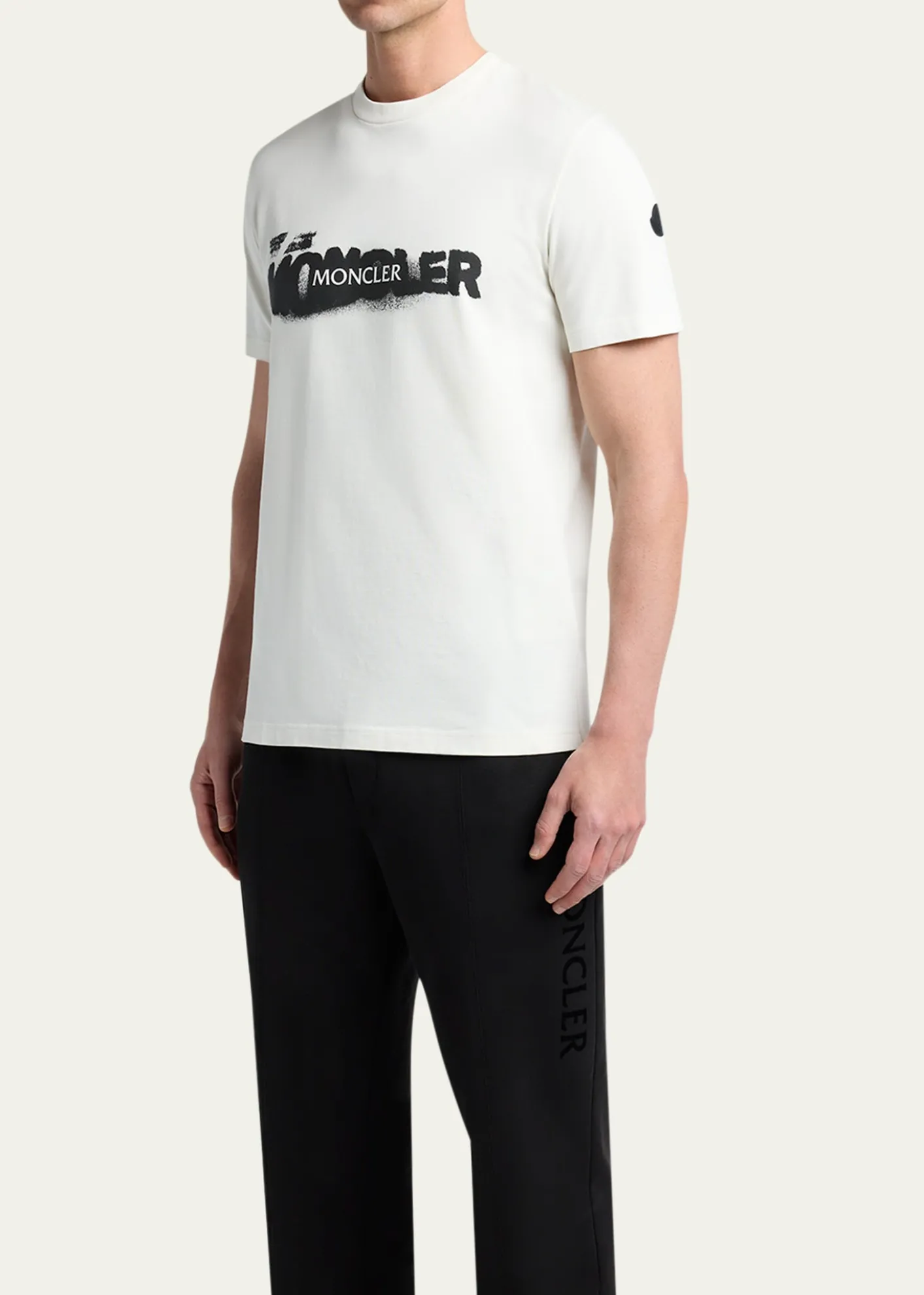 MonclerMen's Graffiti Logo Graphic T-Shirt
