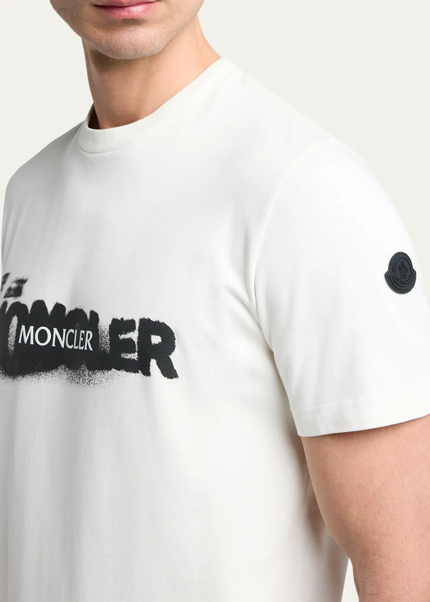 MonclerMen's Graffiti Logo Graphic T-Shirt