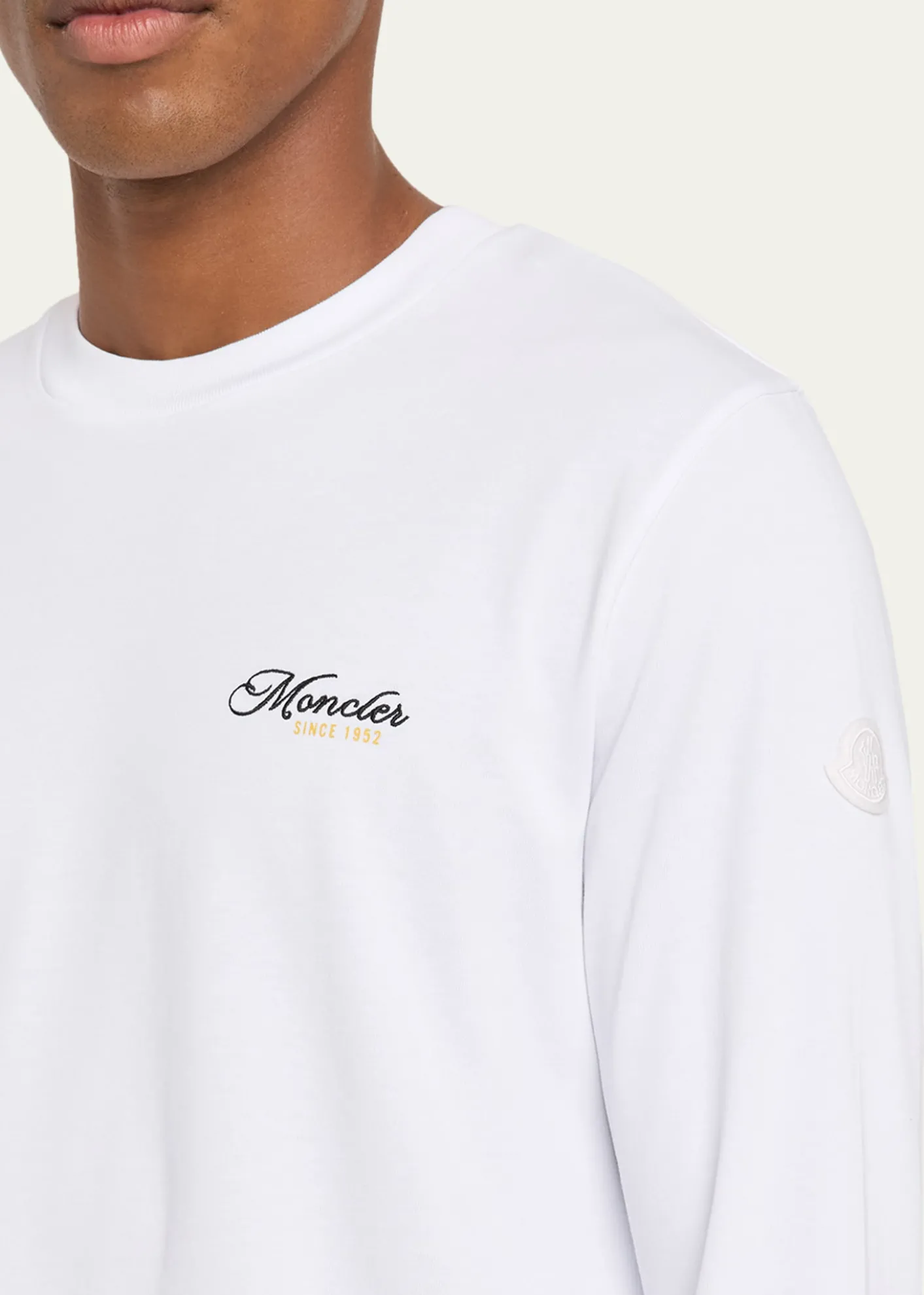 MonclerMen's Heavyweight Long Sleeve T-Shirt
