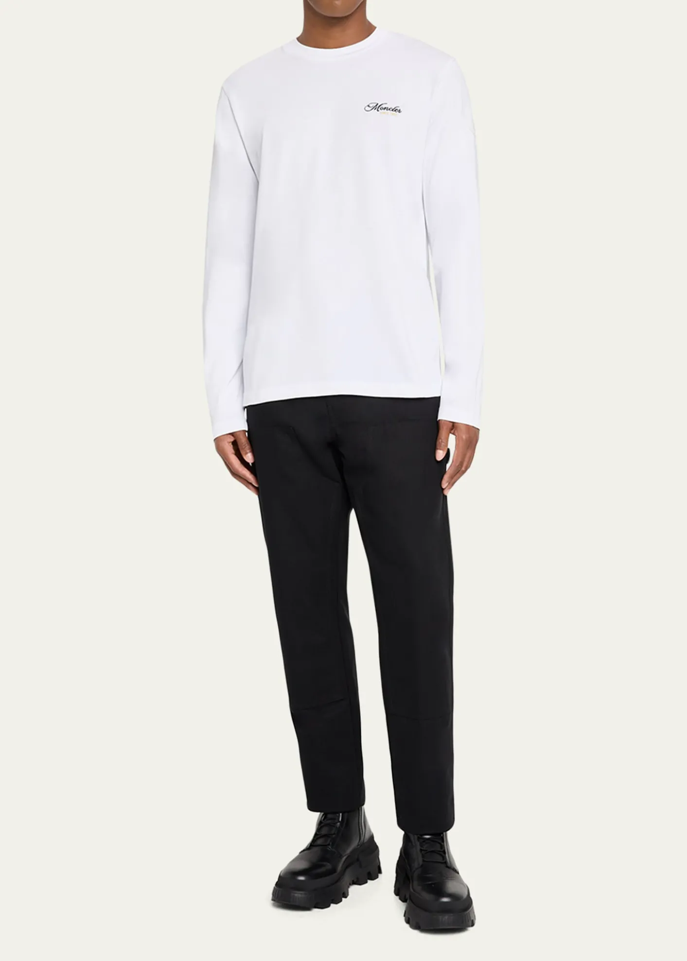 MonclerMen's Heavyweight Long Sleeve T-Shirt