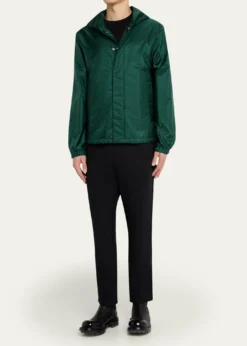 MonclerMen's Hooded Nylon Jacket