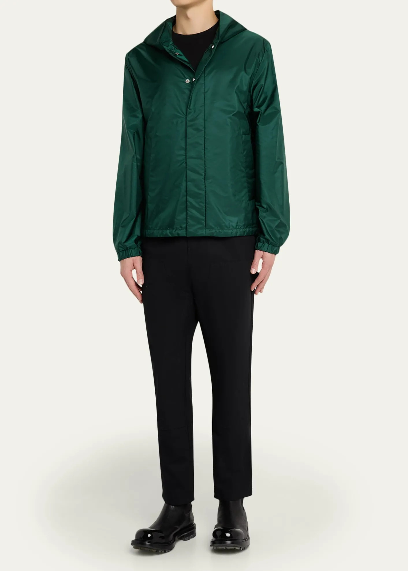 MonclerMen's Hooded Nylon Jacket