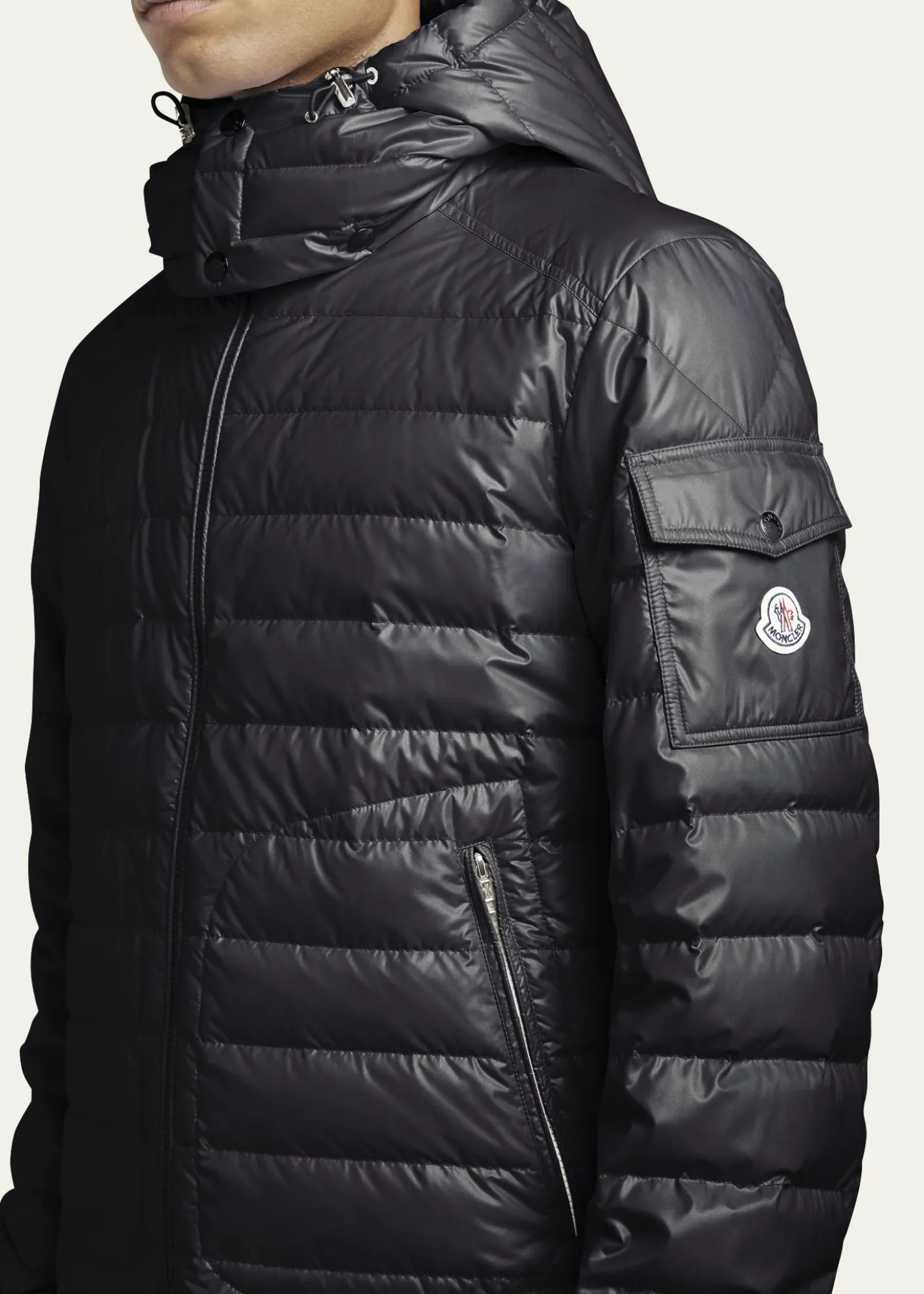 MonclerMen's Lauros Quilted Hooded Down Jacket