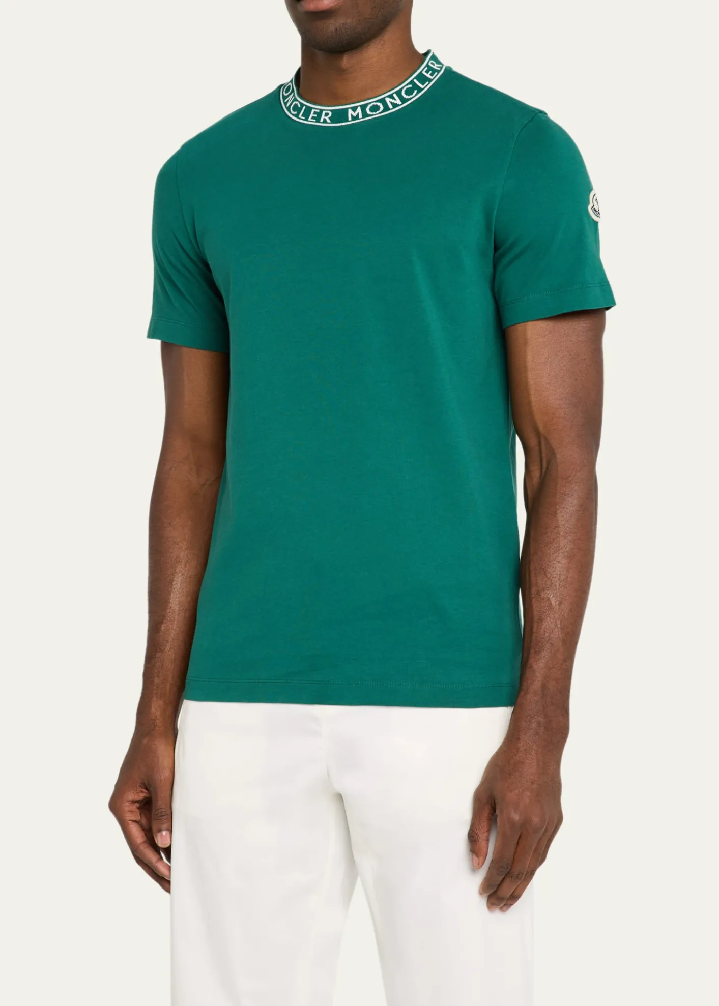 MonclerMen's Logo-Collar Jersey T-Shirt