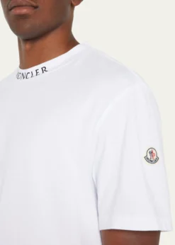 MonclerMen's Logo-Neck T-Shirt