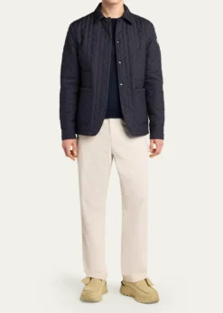 MonclerMen's Logo Quilted Jacket