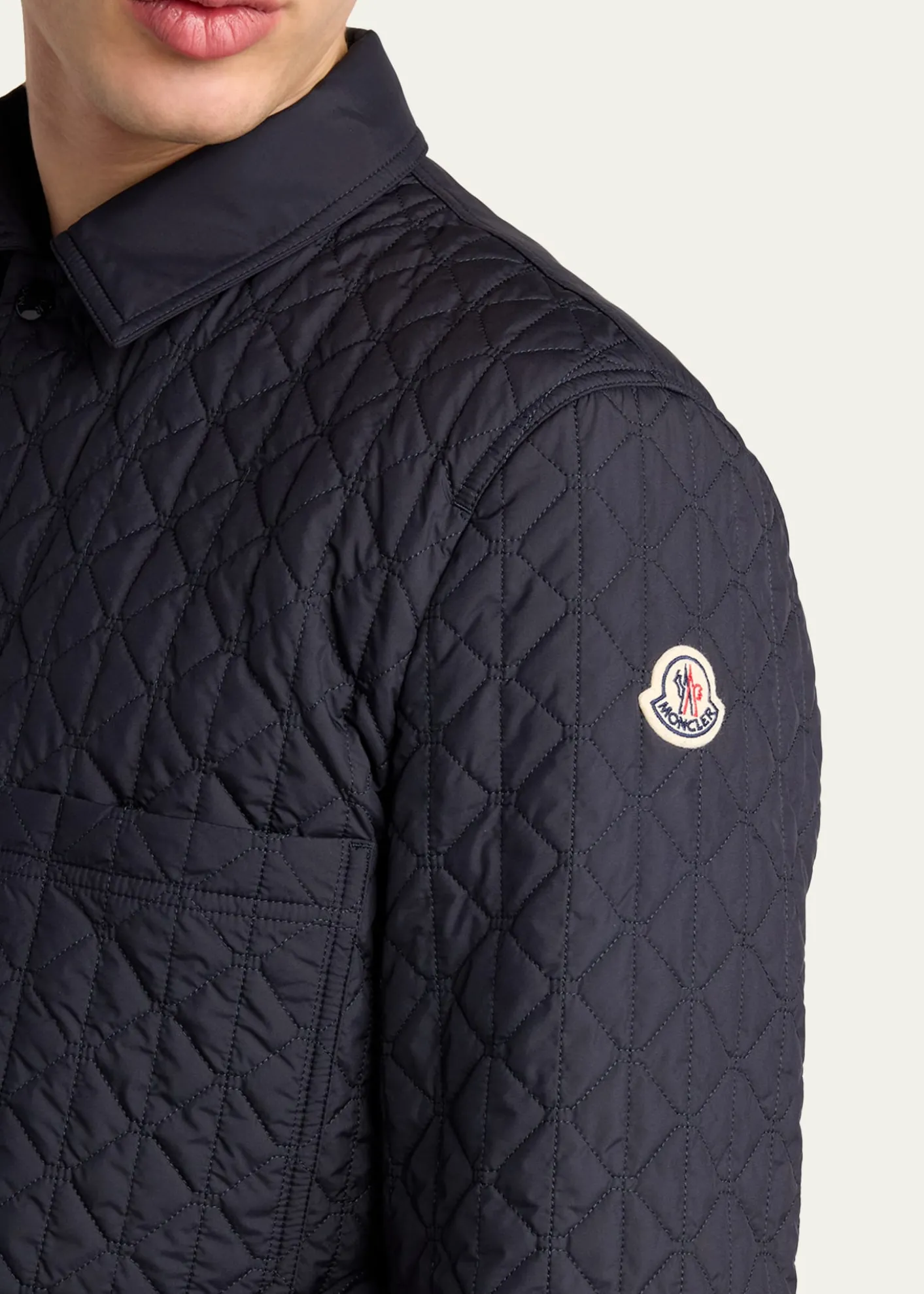 MonclerMen's Logo Quilted Jacket