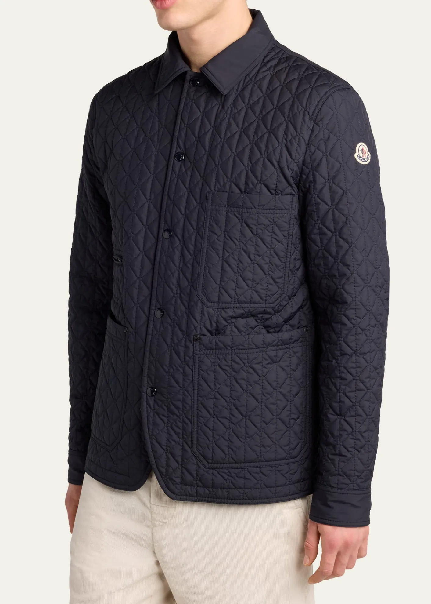 MonclerMen's Logo Quilted Jacket