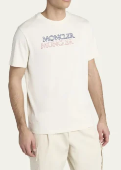 MonclerMen's Logo Script Graphic T-Shirt