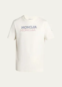 MonclerMen's Logo Script Graphic T-Shirt