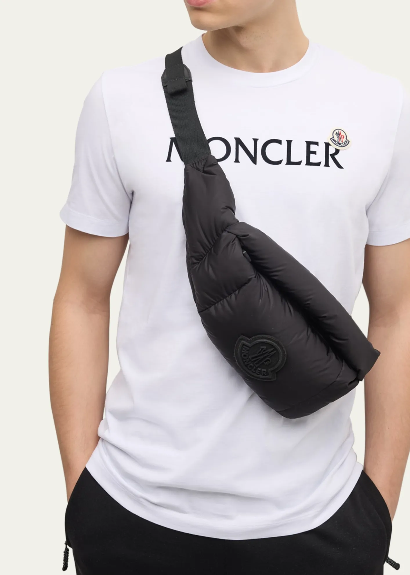 MonclerMen's Logo T-Shirt with Patch