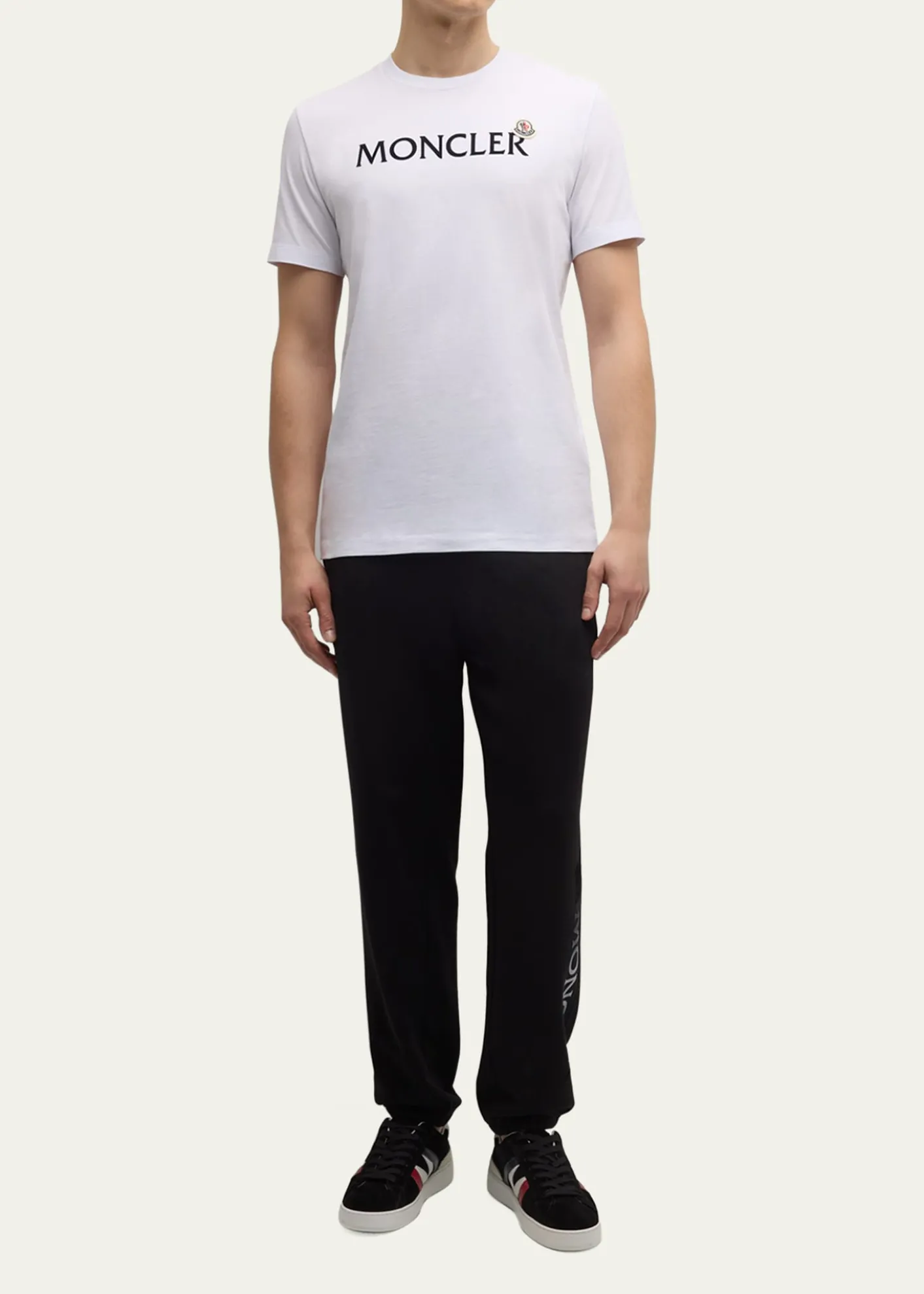 MonclerMen's Logo T-Shirt with Patch