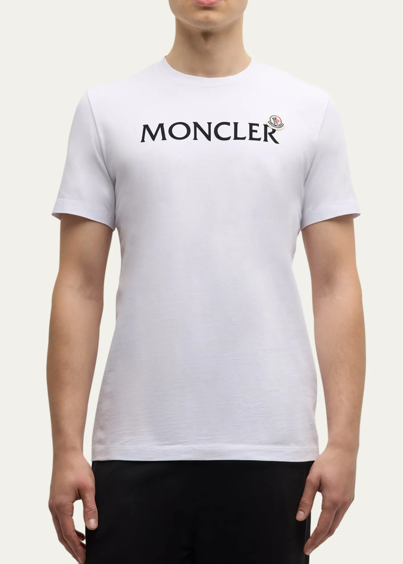 MonclerMen's Logo T-Shirt with Patch