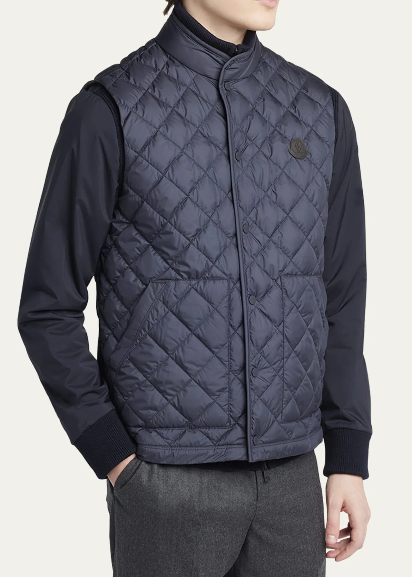 MonclerMen's Lycope Down Quilted Vest