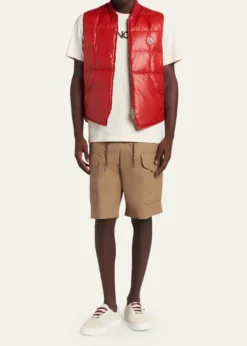 MonclerMen's Matte Polyester Quilted Vest