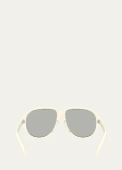 MonclerMen's ME8001 Aviator Sunglasses