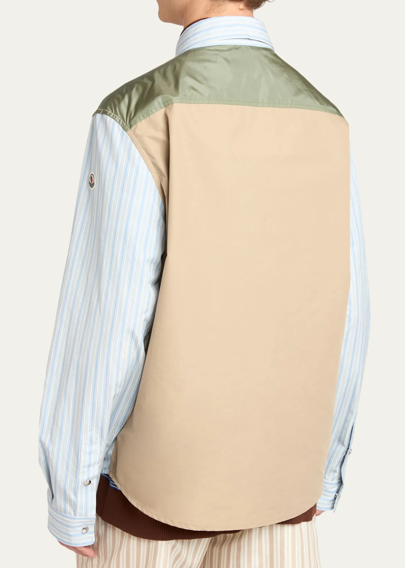 MonclerMen's Mixed-Media Shirt Jacket