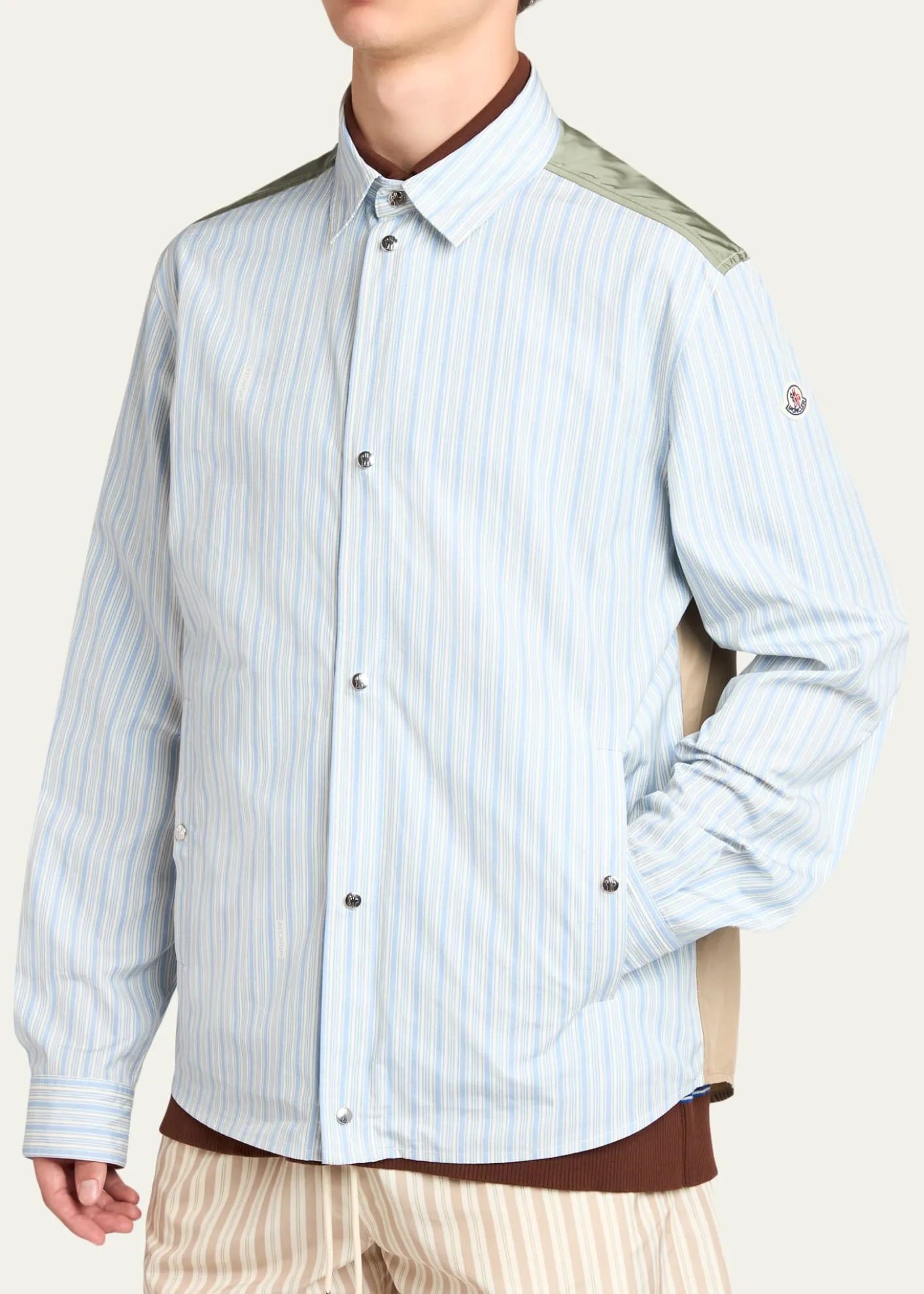 MonclerMen's Mixed-Media Shirt Jacket