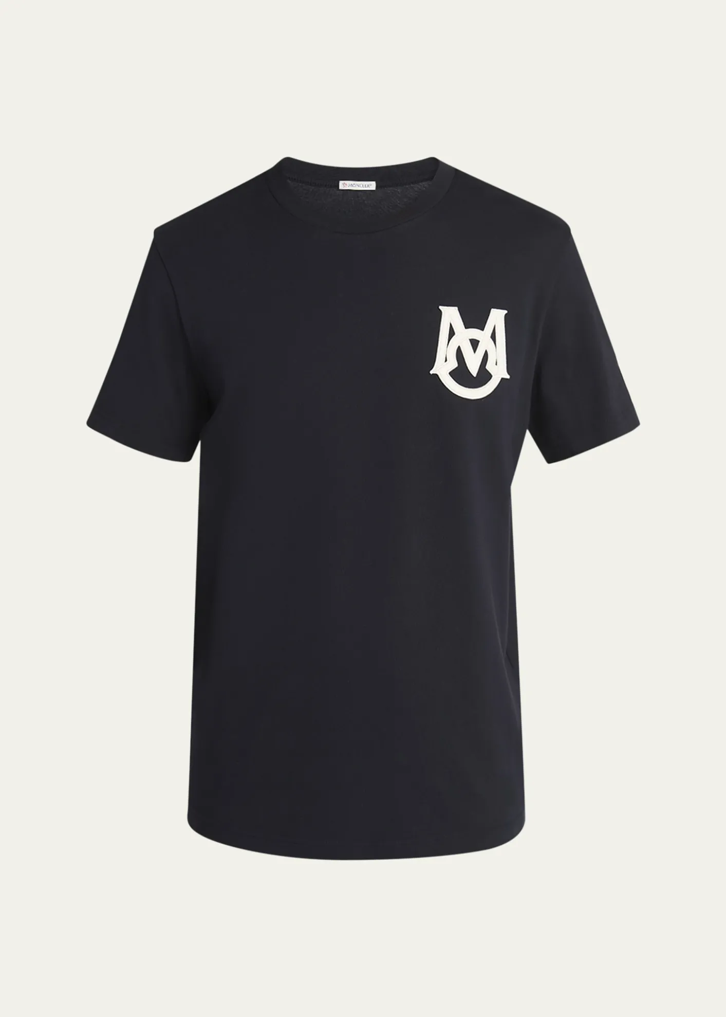 MonclerMen's Monogram Applique Crewneck T-Shirt