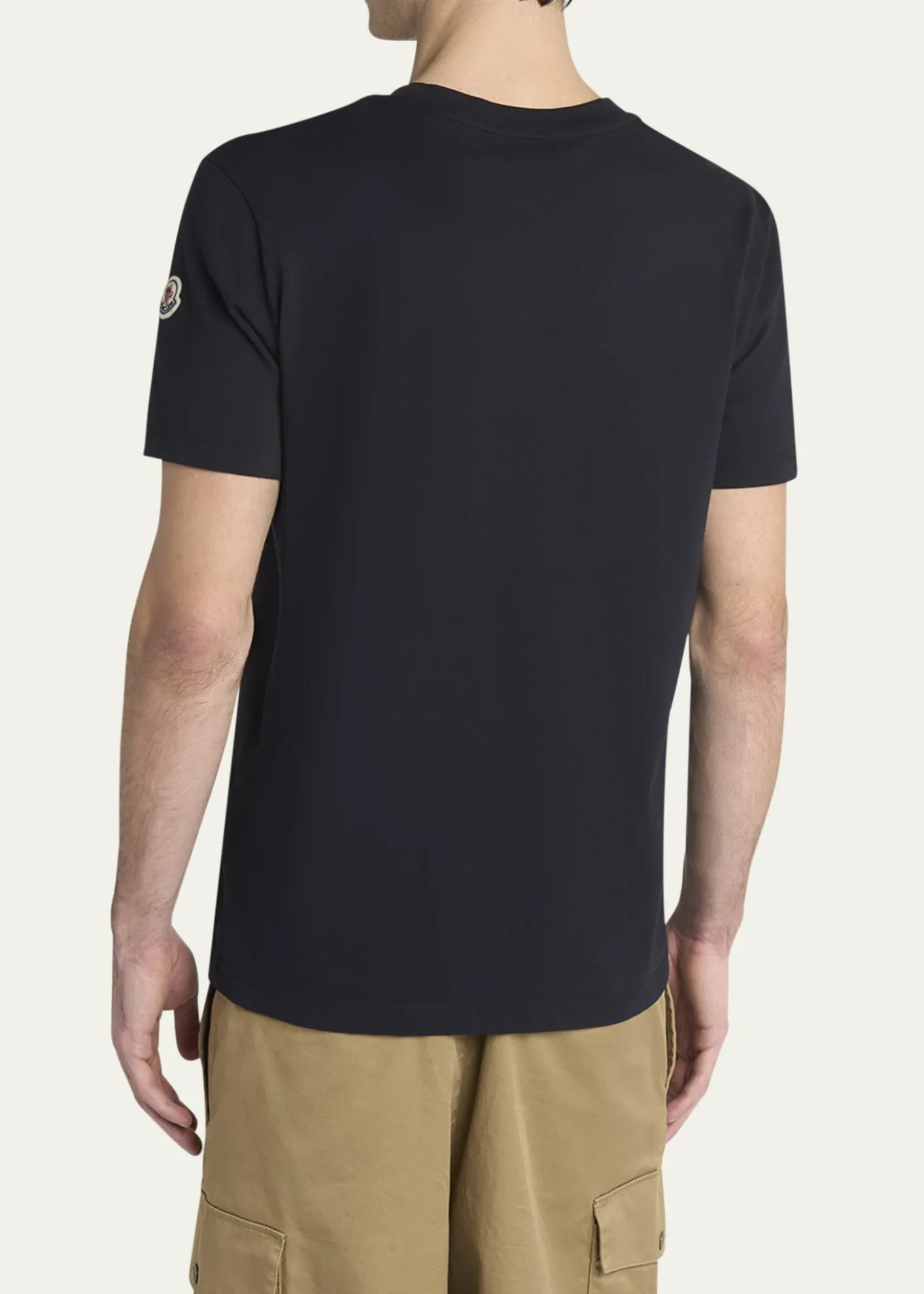 MonclerMen's Monogram Applique Crewneck T-Shirt