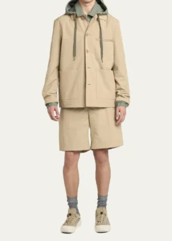 MonclerMen's Nanav Seersucker Shirt Jacket